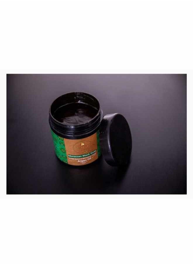 Beauty Lab Moroccan Black Soap with Argan Oil 250 gm | 100% natural  - Image 4