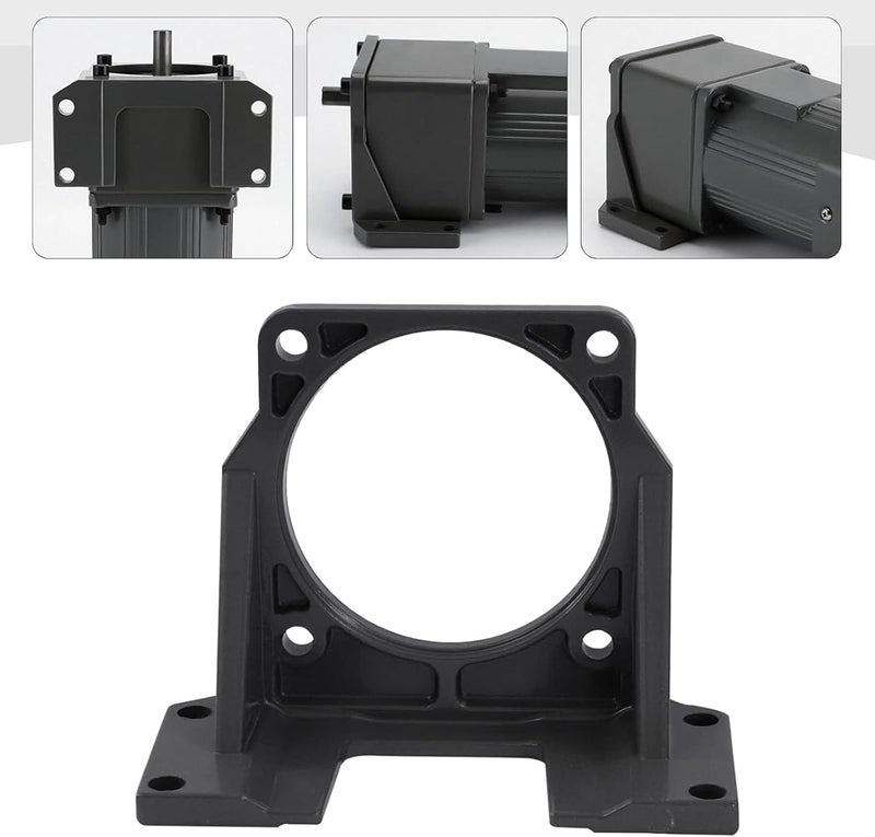 Aluminum Motor Mount 180W-250W, Triangular Reinforcement Design, High Load Capacity, Space-Efficient Bracket Industrial Motor Mounting Bracket - Image 2