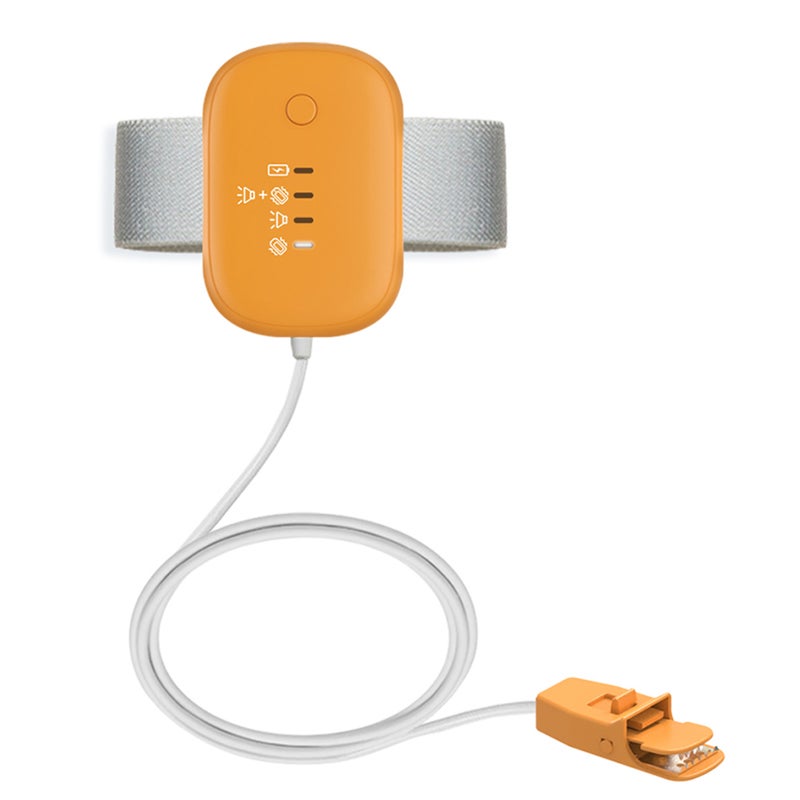 Baby Bedwetting Alarm: Clip-on Type Orange, Reliable Smart Chip & High Sensitivity Probe - Multiple Vibration Sound Alarm Modes, Rechargeable Battery with 120H+ Standby Time for Toddler Potty Training - Image 1