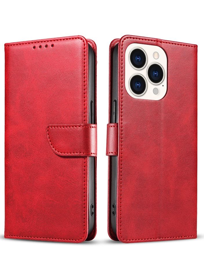 Loquat Suitable For iPhone Solid Color Flip Type Anti-fall Mobile Phone  Case - Image 1