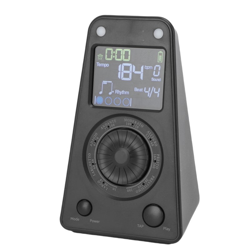 Meideal Digital Metronome with 10 Beat Tones - Versatile Rhythm Selection Electronic Metronome with Independent Speaker Chamber for Piano Guitar Violin Practice - Image 2