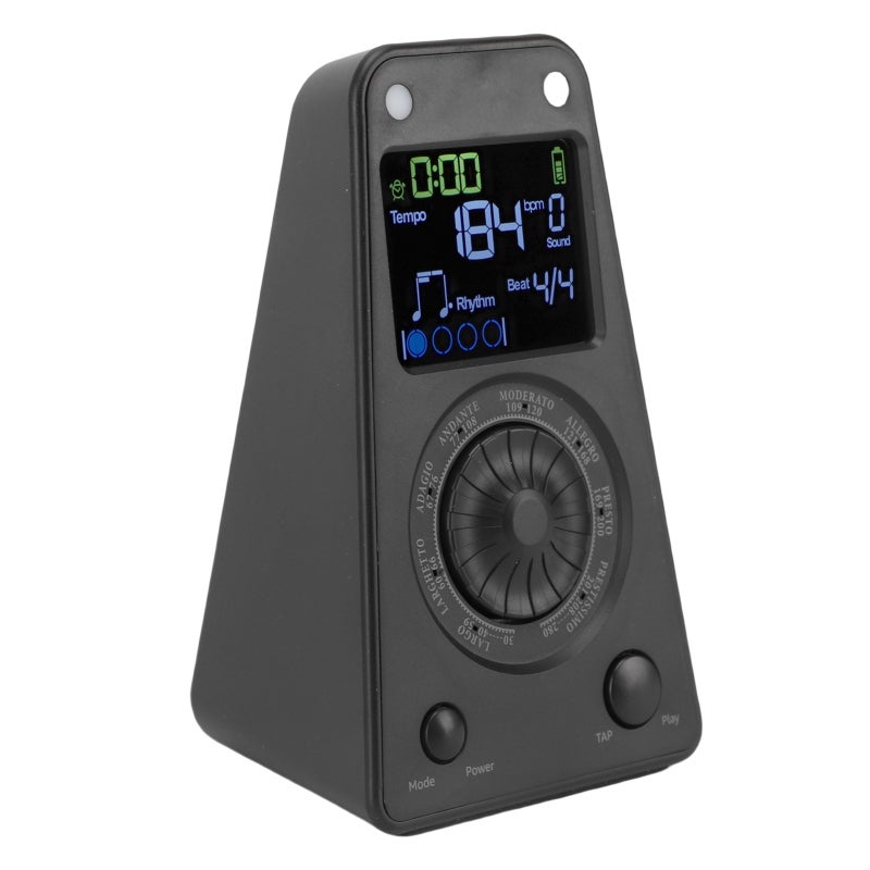 Meideal Digital Metronome with 10 Beat Tones - Versatile Rhythm Selection Electronic Metronome with Independent Speaker Chamber for Piano Guitar Violin Practice - Image 5
