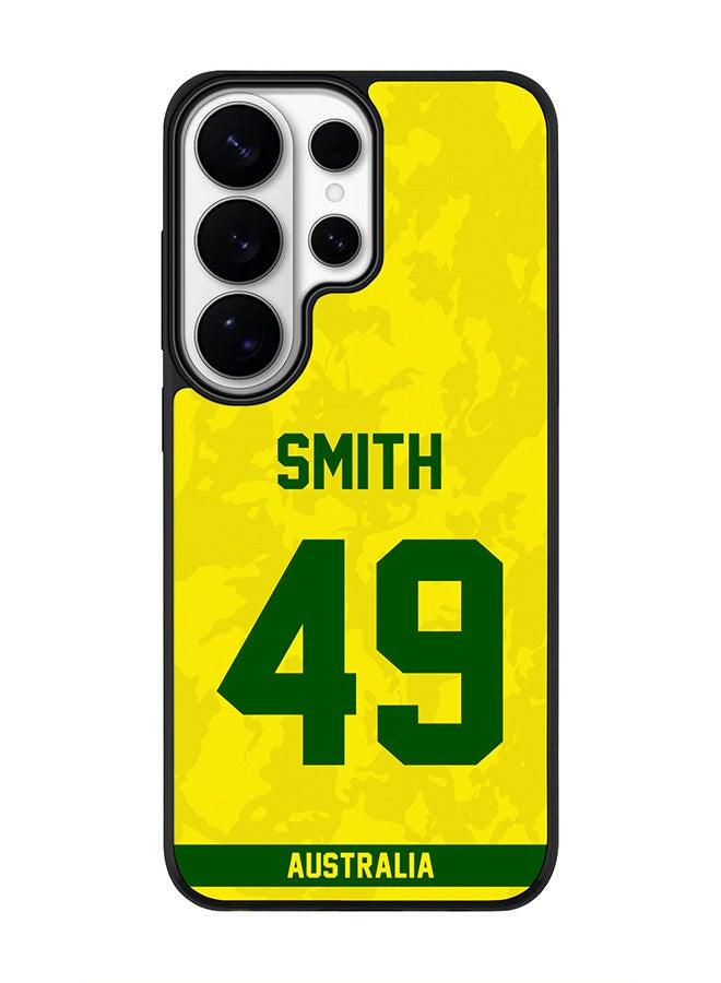 Stylizedd For Samsung Galaxy S26 Ultra Case, [Compatible with MagSafe] Slim Magnetic cover Phone Case - Australia Steve Smith, Jersey No 49 - Image 1