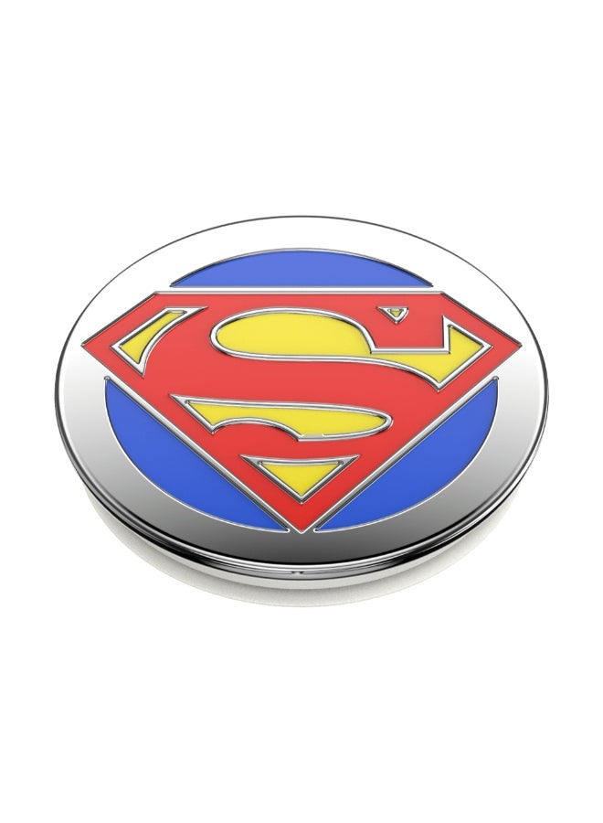 POPSOCKETS قبضة بوب مرخصة | قبضة هاتف جل وحامل، قابلة للإزالة وإعادة الاستخدام والغسل، تعمل مع غلاف بلاستيكي صلب ناعم، سهلة الإزالة للشحن اللاسلكي - دي سي كوميكس سوبرمان - Image 5