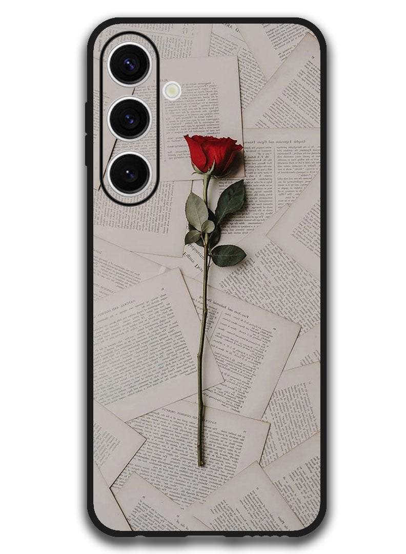 Theodor Protective Case Anti Scratch Shock Proof Bumper Cover For Samsung Galaxy S24 FE Rose - Image 1