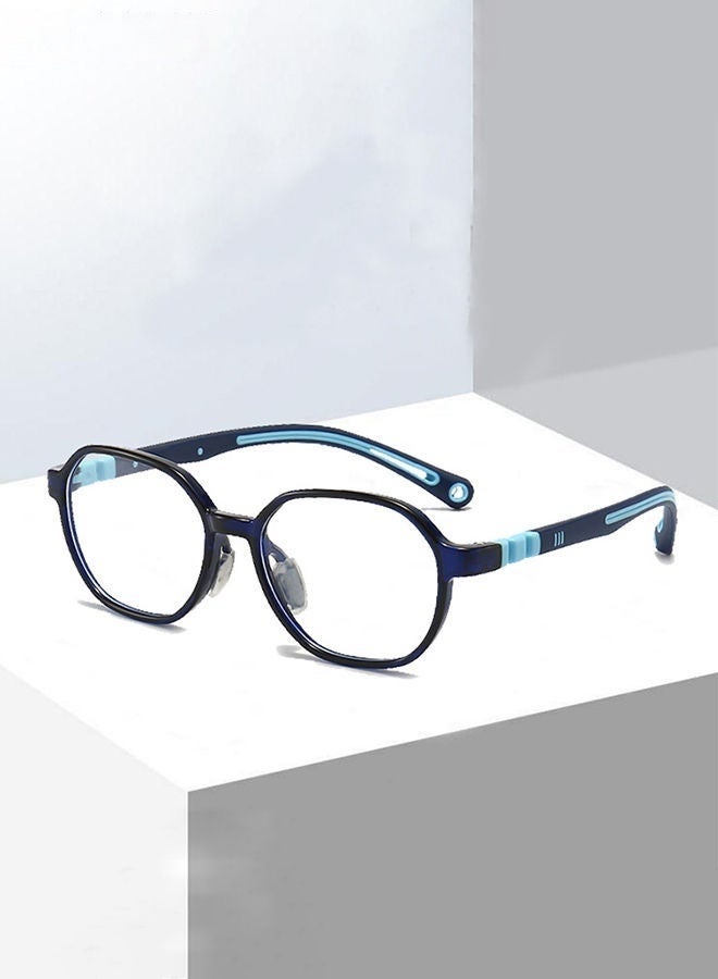 نظارات أزرق داكن للأطفال تحجب الضوء الأزرق مع حافظة نظارات مضادة لإجهاد العين حماية UV400 نظارات ألعاب الكمبيوتر مع إطار TR90 خفيف الوزن للأولاد والبنات من سن 3 إلى 12 سنة دروس عبر الإنترنت وقت استخدام الجهاز اللوحي أنشطة خارجية - Image 3