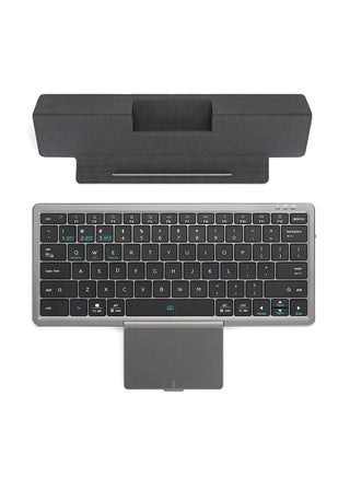 Full Size Wireless Bluetooth Keyboard with Hidden Touchpad , (Sync Up to 3 Devices) Portable Keyboard with Bluetooth Connection PU Tablet Stand Bluetooth Keyboard for Windows iOS Android Mac, Black - pzsku/ZD1EBBA0D4CBC3A2CAF26Z/45/_/1717137175/969a65c0-2350-44e5-91b4-8d95e898fbd3