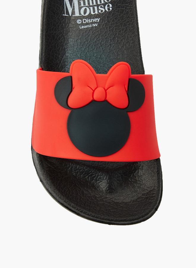 Disney Girls Minnie Mouse Applique Slides - Image 4
