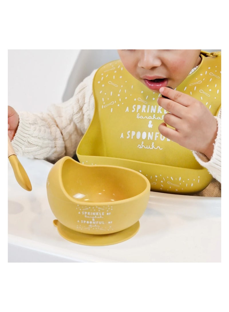 ONCE UPON A DUA Lux Silicone Baby Bib - Image 2