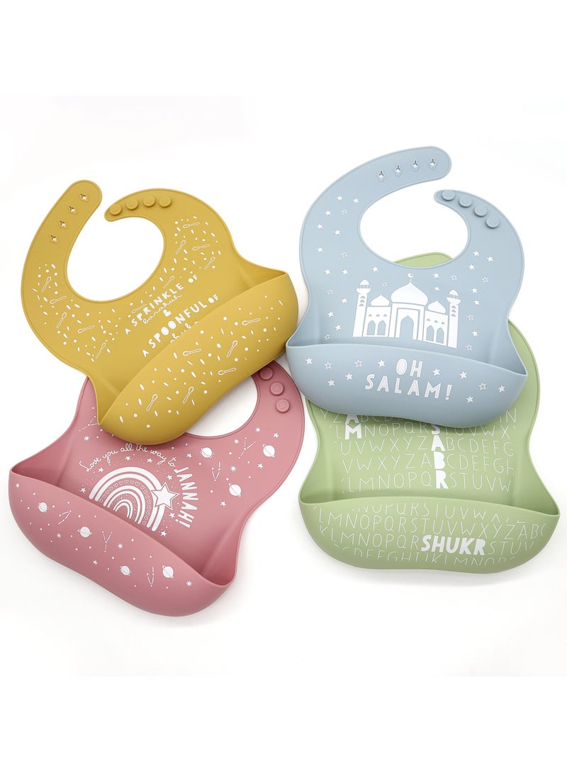 ONCE UPON A DUA Lux Silicone Baby Bib - Image 3