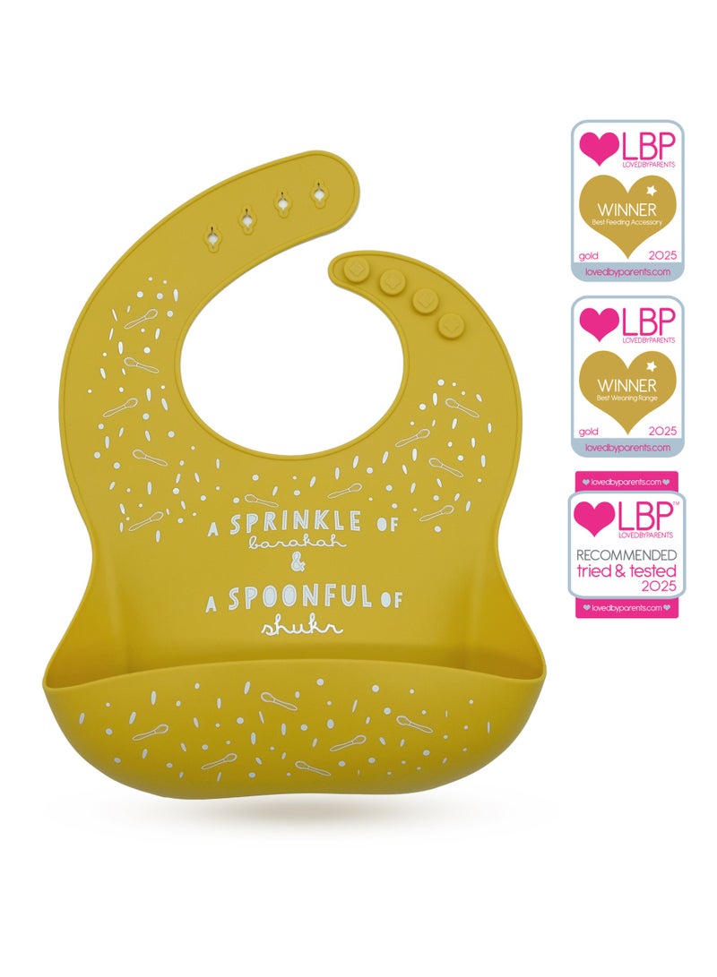 ONCE UPON A DUA Lux Silicone Baby Bib - Image 5