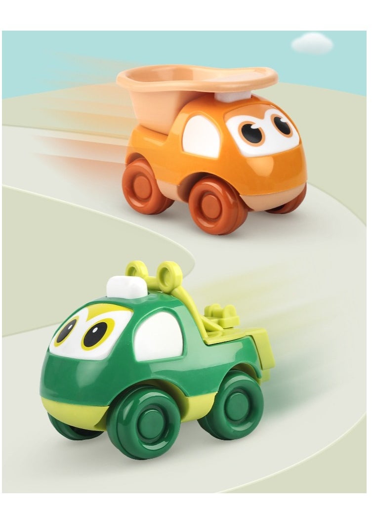 PYEBE 4 Pcs Baby Toy Car for 3 Year Old boy Girl Vehicle Baby Toys Cartoon  Inertial Toys car  - Image 2