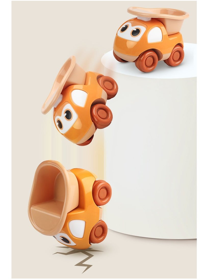 PYEBE 4 Pcs Baby Toy Car for 3 Year Old boy Girl Vehicle Baby Toys Cartoon  Inertial Toys car  - Image 4