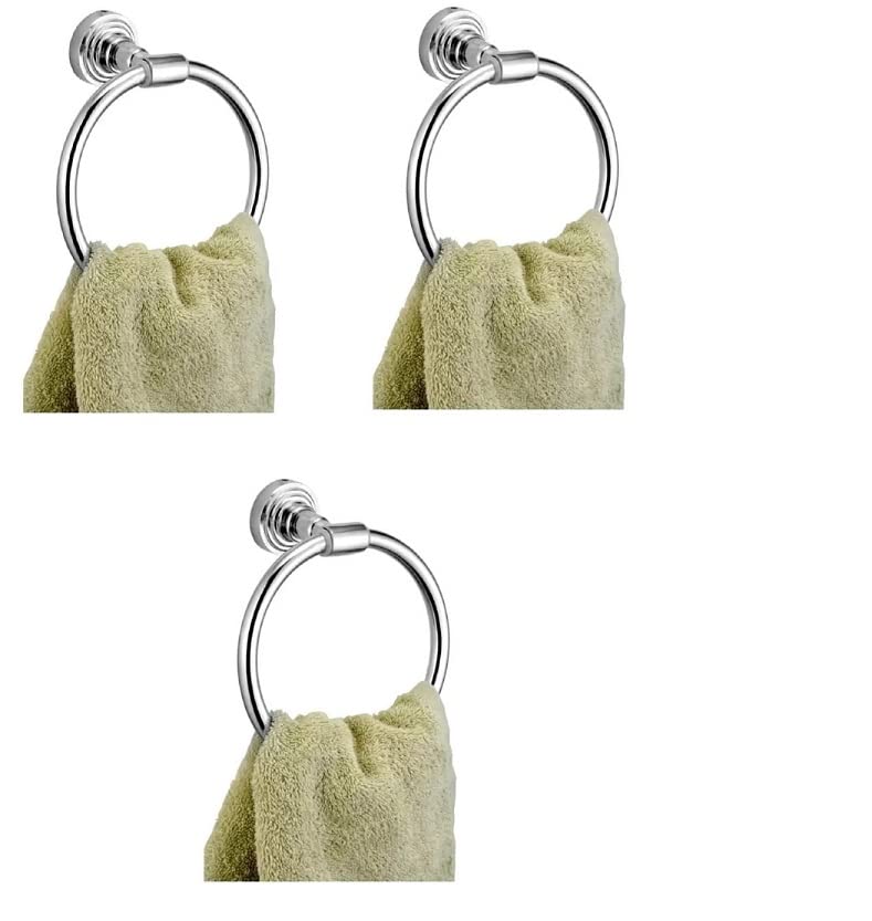 OLeanna Oleanna Silver Towel Ring Brass Set of3  - Image 1