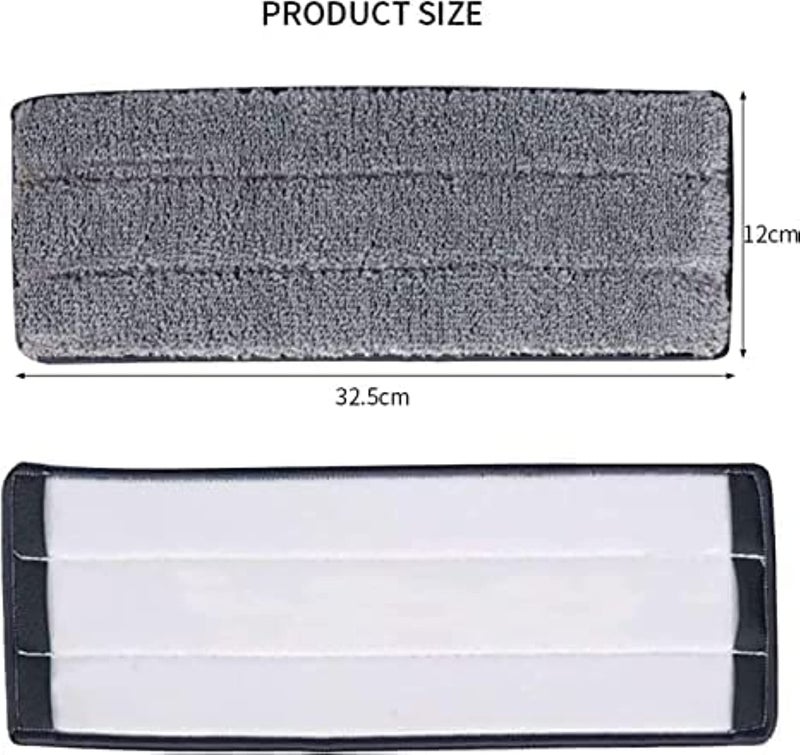 Mop Head Replacement Pad,6 Pack Microfiber Cleaning Pads,Mop Replacement Absorbent Cloth,Suitable for Mops with Velcro - Image 3