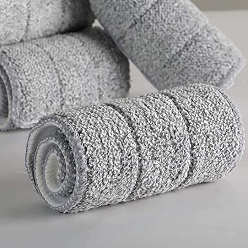 Mop Head Replacement Pad,6 Pack Microfiber Cleaning Pads,Mop Replacement Absorbent Cloth,Suitable for Mops with Velcro - Image 2