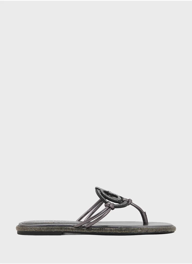 GUESS Multi Strap Flat Sandals