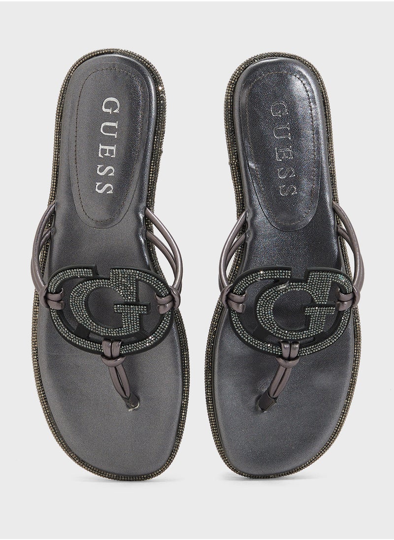 GUESS Multi Strap Flat Sandals  - Image 4