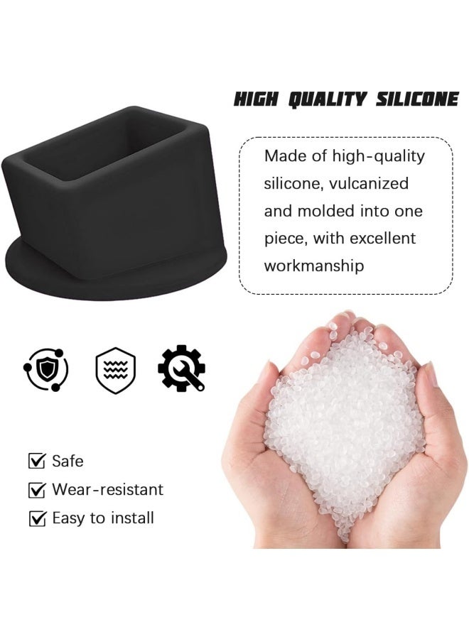 قطعتان من حامل إبزيم حزام الأمان - سهولة الوصول إلى أبازيم المقاعد الخلفية - قم بتوصيل حزام الأمان بيد واحدة فقط - مناسب للأطفال والركاب ذوي الاحتياجات الخاصة (أسود) - Image 3