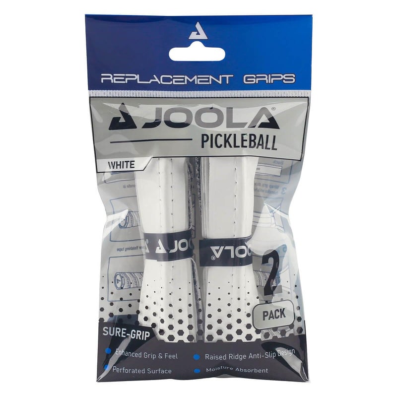 JOOLA Pickleball Paddle Grip Tape - White Replacement Grip Wrap for Pickleball Racket - Moisture Wicking Perforated Surface & Contoured Comfort Grip - Handle Wrap for Use with Small Grip & Overgrip - Image 1