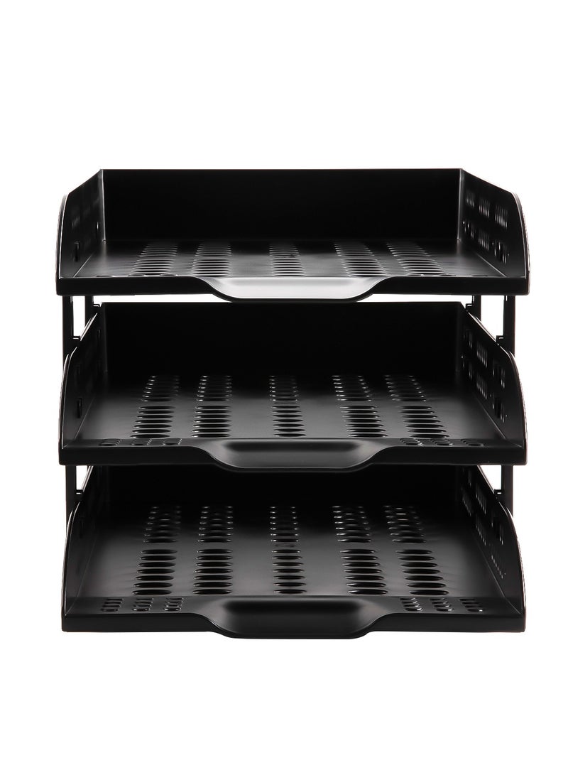 ديلي حافظة ملفات 3 إطارات E9215، لون أسود من ديلي - Image 2