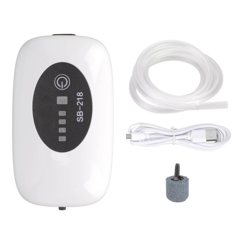 SOBO Rechargeable Fish Tank Air Pump USB Dual Mode - Quiet Operation ≤30dB Aquarium Oxygen Pump with Intelligent Protection for Home Aquarium - Image 1