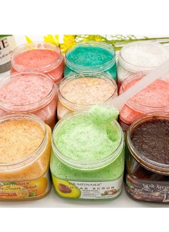 DR.MEINAIER 650G Shea and Argan Oil Sugar Scrub 100% Natural Vitamin Enriched Exfoliating Bath Scrub with Coconut Dead Sea Salt and Almond Oil Whitening Anti Wrinkle Anti Acne Moisturizing Firming Body Scrub  - Image 2