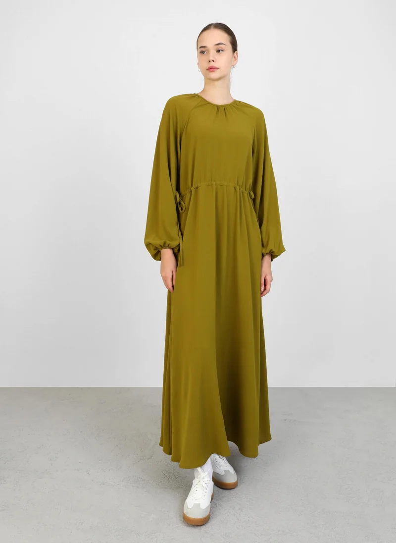 بنين من مودانيسا Olive Green - Modest Dress - Benin