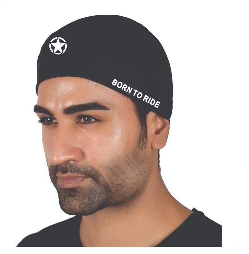QUADA Cooling Skull Cap for Men - Sweat-Wicking Helmet Liner for Running & Cycling - Under Helmet & Hard Hat Liner Accessory - Breathable & Quick-Drying Thin Sports Beanie Caps - Image 1