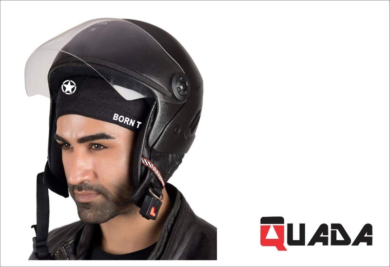 QUADA Cooling Skull Cap for Men - Sweat-Wicking Helmet Liner for Running & Cycling - Under Helmet & Hard Hat Liner Accessory - Breathable & Quick-Drying Thin Sports Beanie Caps - Image 3