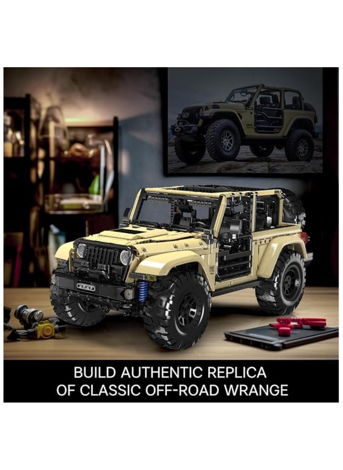 mould king - Mould King 13184 off-road Vehicle series building set, 1:6 construction set toys, children adult collection building model, car kit, 3621,14 + - Image 1