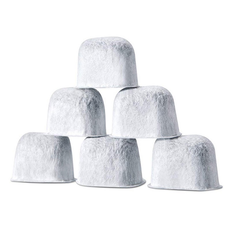 إسكدنيا مجموعة فلاتر ماء من الفحم ممتازة لماكينة صنع القهوة مكونة من 12 قطعة أبيض 10*2.2*4.7سم - Image 2