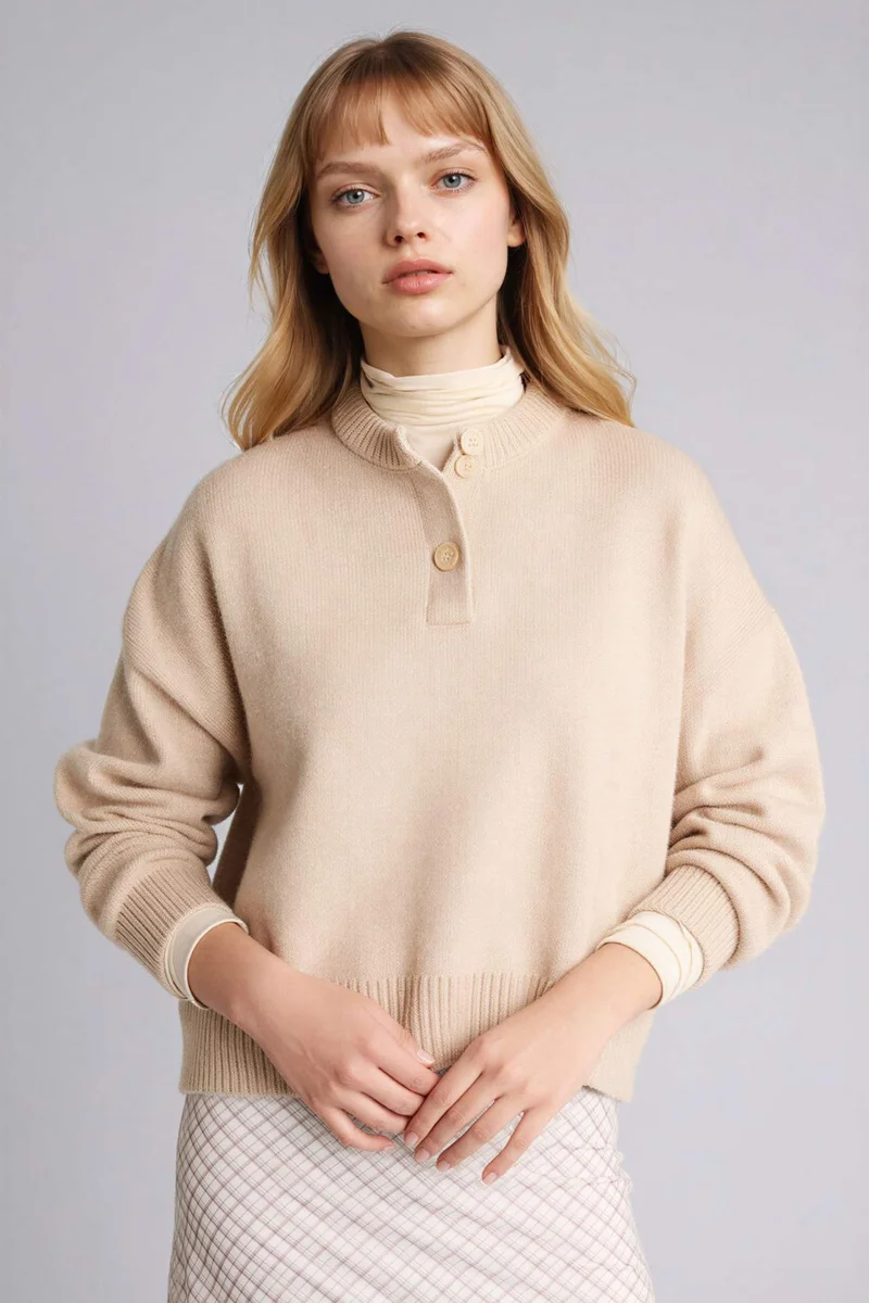 DeFacto Regular Fit Crew Neck Pullover