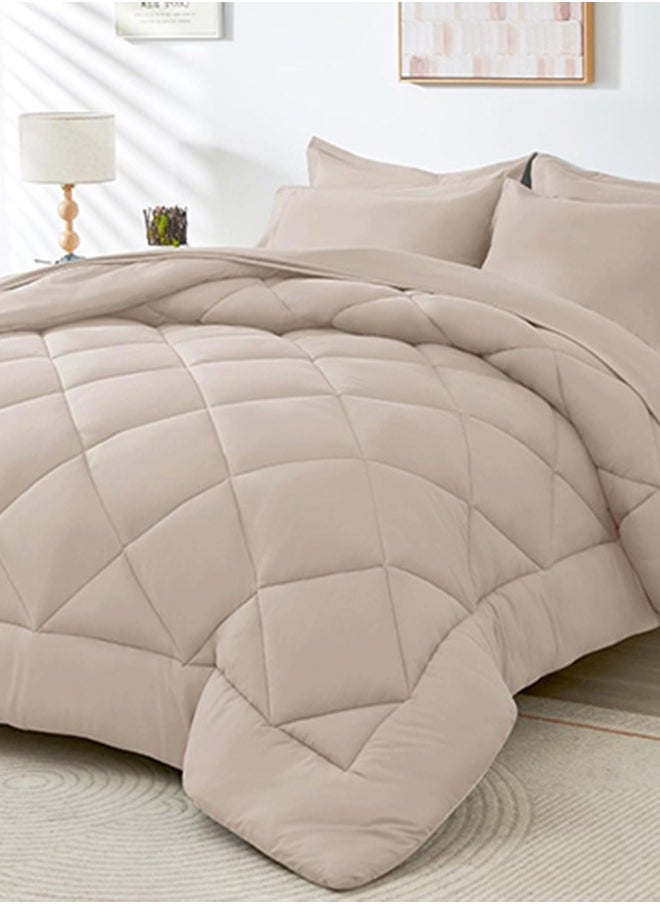 Tiba - Snooze,Plain winter quilt, 160*235cm, Beige - Image 1
