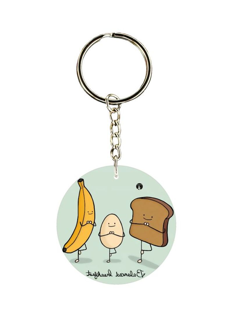 RKN Cartoon Printed Double-Sided Keychain