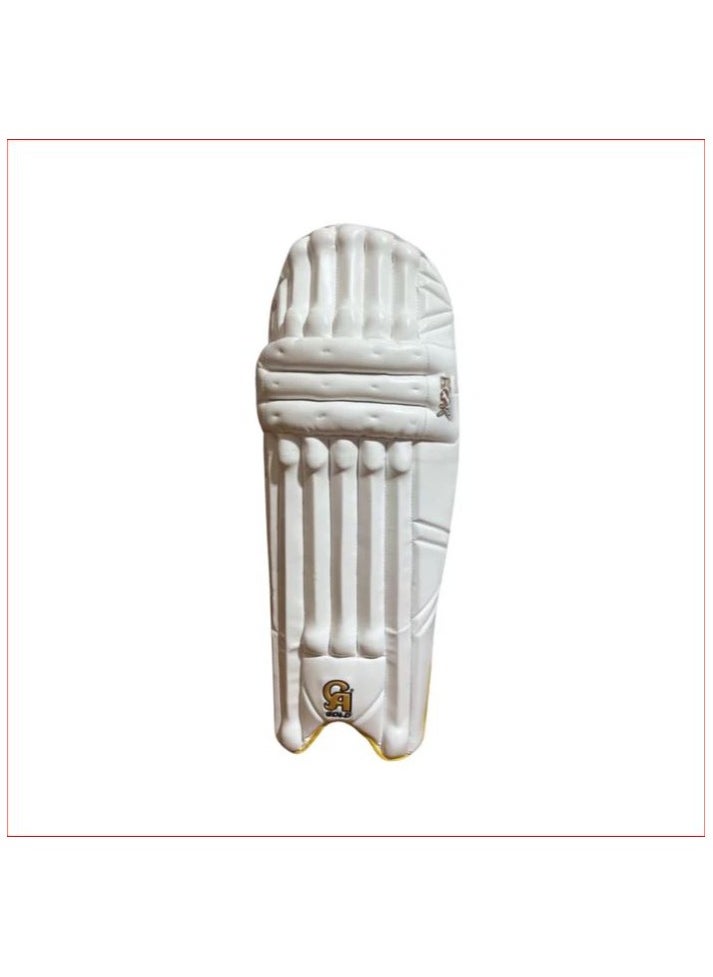CA CA Gold 20K Cricket Batting Leg Guard Mens RH LH White  - Image 1