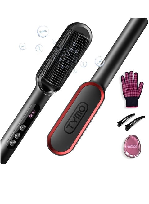TYMO Ring PLUS Hair Straightening Brush HC103 – Black