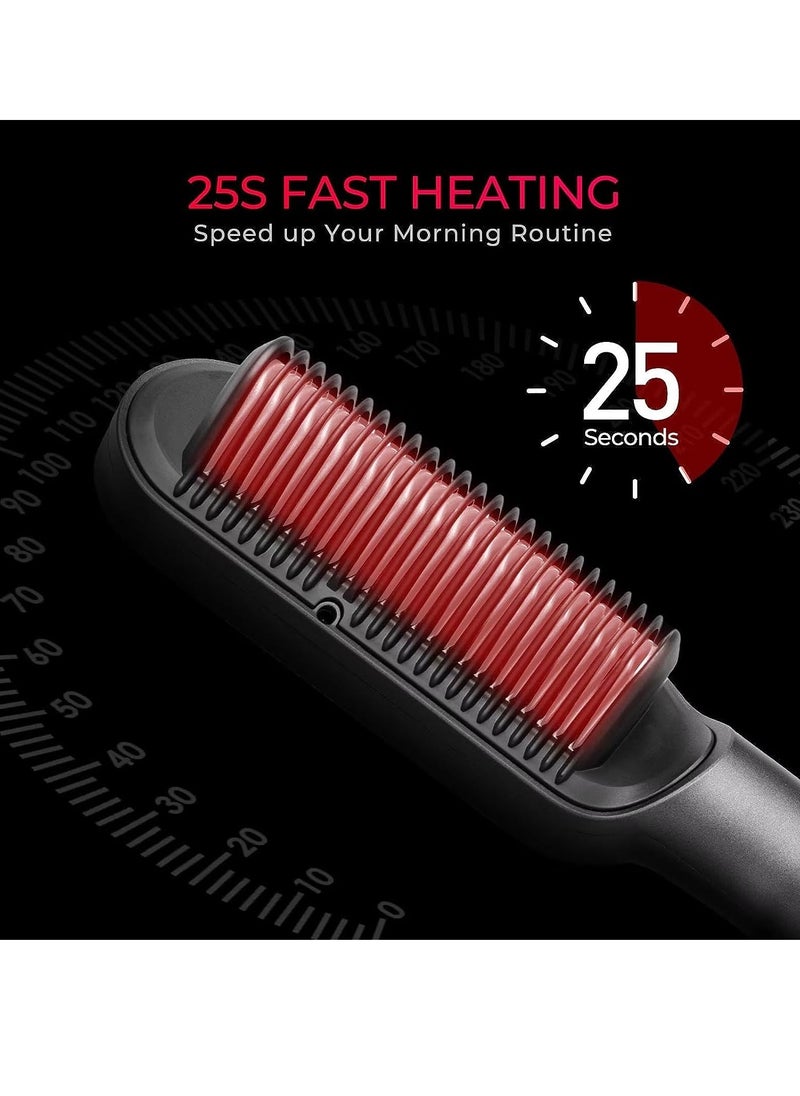 TYMO Ring PLUS Hair Straightening Brush HC103 – Black