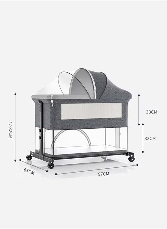 Generic - Large Space Portable Folding Reinforced Crib - Image 1
