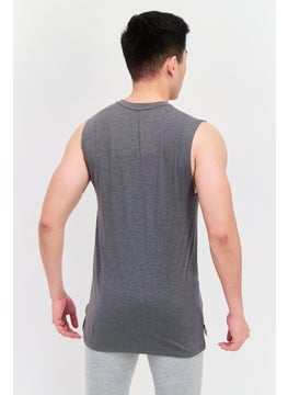 Legend Men Sportswear Fit Sleeveless Training Vest, Grey  - Image 3