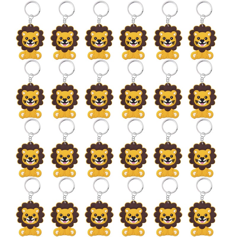 CiciBear 24 Pack Lion Party Decorations for GuestsJungle Safari Wild Woodland Baby Shower Kids Birthday Party Favor