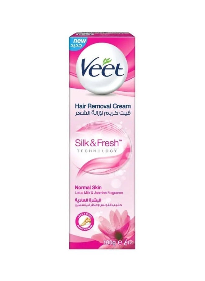 Veet Silk & Fresh Hair Removal Cream For Normal Skin, 100g 
