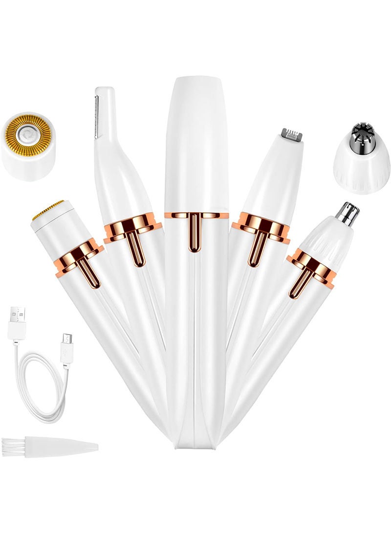 Sharpdo Electric Razors for Women 4 in 1 Bikini Trimmer Pubic Hair Face Shavers Nose Hair Trimmer Arm Legs Underarm Eyebrows Electric Trimmer - Image 1