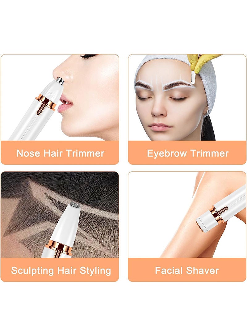 Sharpdo Electric Razors for Women 4 in 1 Bikini Trimmer Pubic Hair Face Shavers Nose Hair Trimmer Arm Legs Underarm Eyebrows Electric Trimmer - Image 5