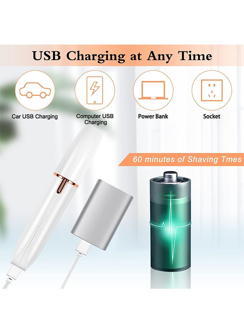 Sharpdo Electric Razors for Women 4 in 1 Bikini Trimmer Pubic Hair Face Shavers Nose Hair Trimmer Arm Legs Underarm Eyebrows Electric Trimmer - Image 4