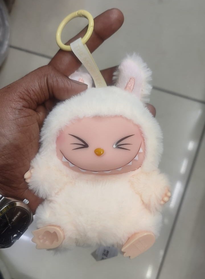LABUBU Labubu Plush Toy，Labubu Second-Generation Sit-Down Party Series, Cute Keyring, 13cm  - Image 4