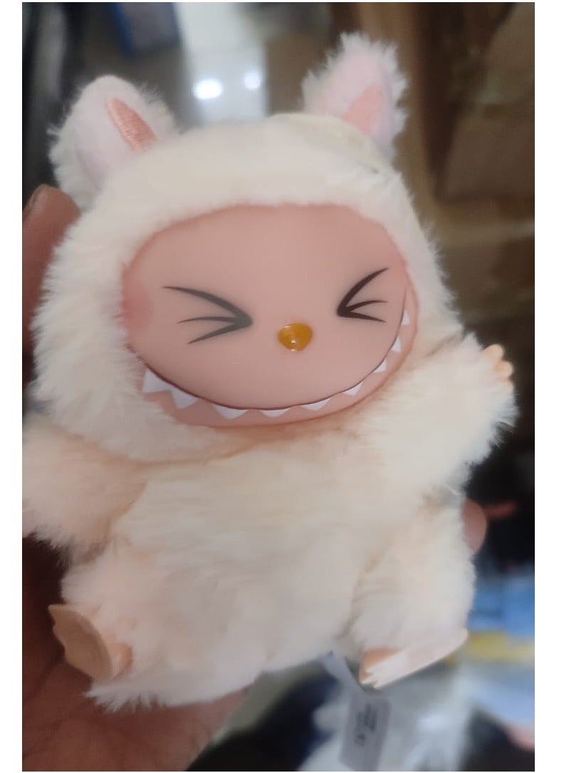 LABUBU - Labubu Plush Toy，Labubu Second-Generation Sit-Down Party Series, Cute Keyring, 13cm (Not Original) - Image 1
