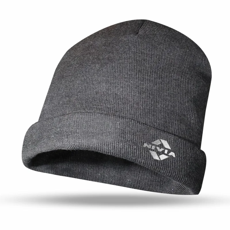 Nivia Cotton Slouchy Beanie & Skull Cap for All Seasons, Unisex