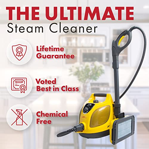 Vapamore MR-100 Primo Steam Cleaner, 20 Extensions/Attachments including the Turbo Pet Tool, Chemical Free Professional-Grade Steamer for Cleaning Floors, Mattresses, Cars, Upholstery and More - Image 2