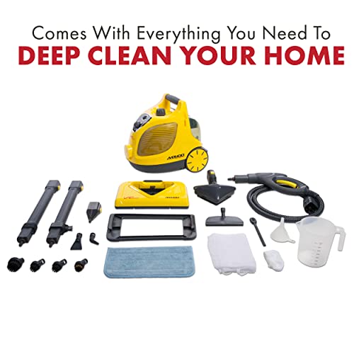 Vapamore MR-100 Primo Steam Cleaner, 20 Extensions/Attachments including the Turbo Pet Tool, Chemical Free Professional-Grade Steamer for Cleaning Floors, Mattresses, Cars, Upholstery and More - Image 3